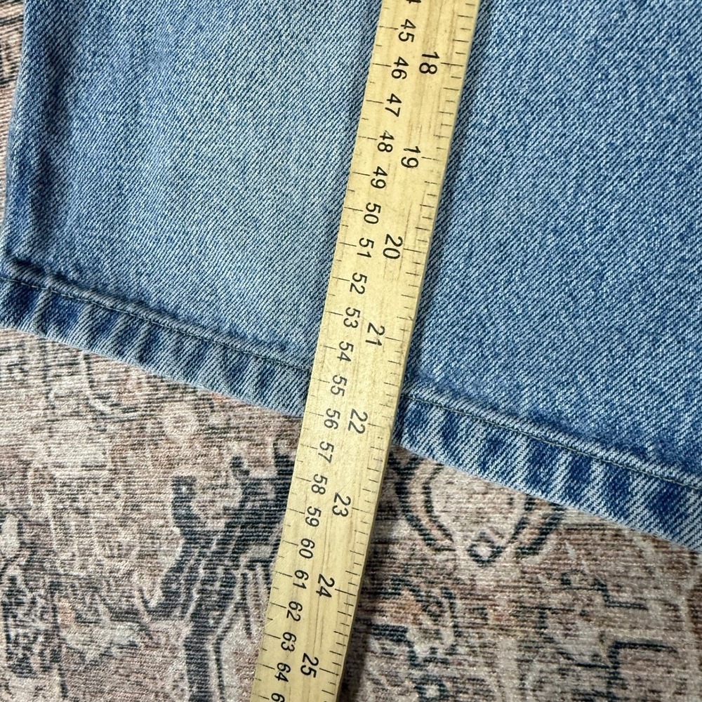 Vintage 90s Dickies Carpenter Jorts Blue Baggy Fit Size 26 Waist - Picture 8 of 10